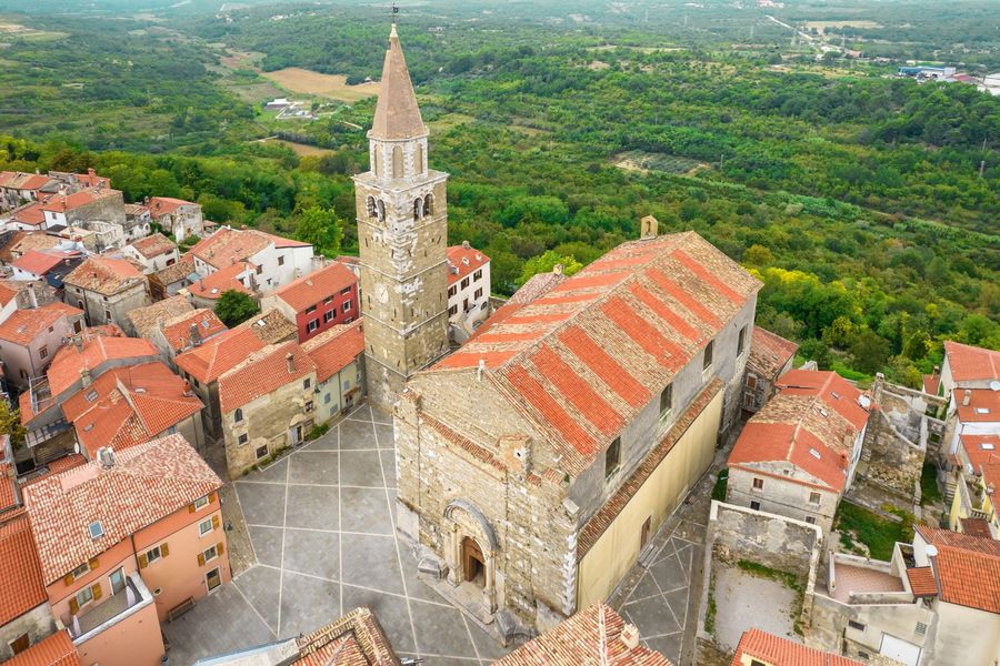 Aerial view/ Buje, Istria